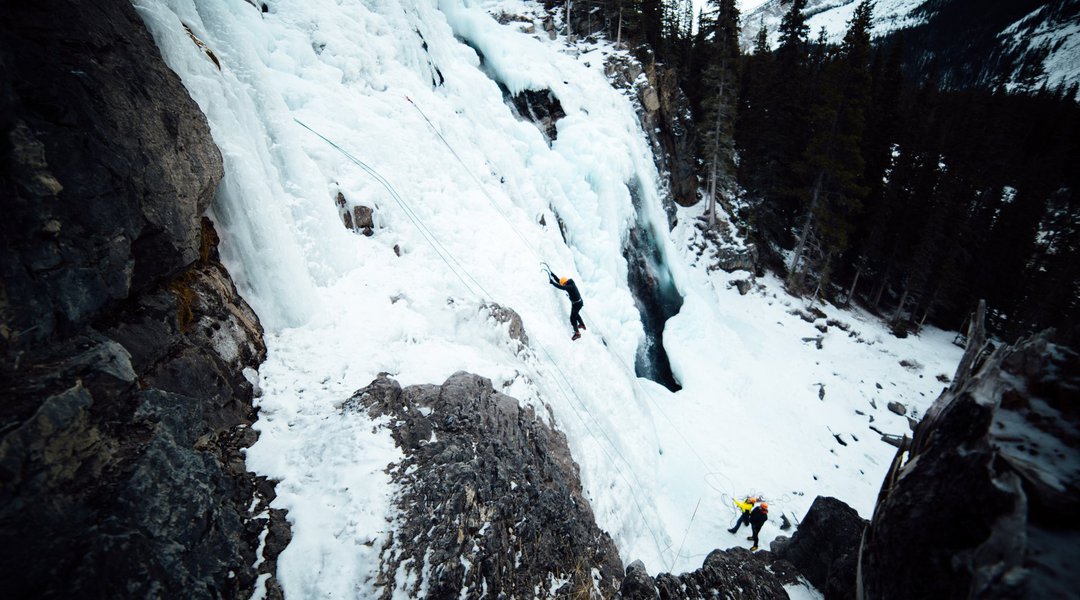 Ice Climbing Tangle Falls Ice Climbing Tangle Falls