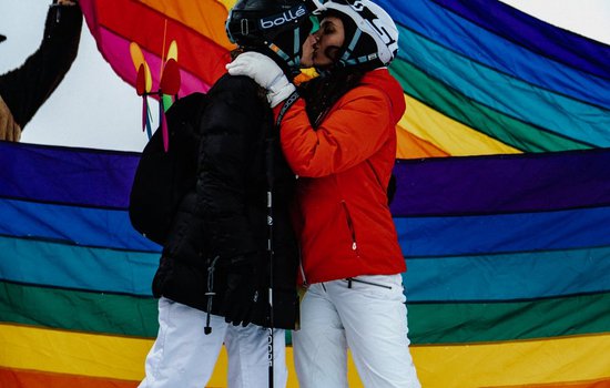 Pride - Couple kissing - Credit: Kelly Hofer