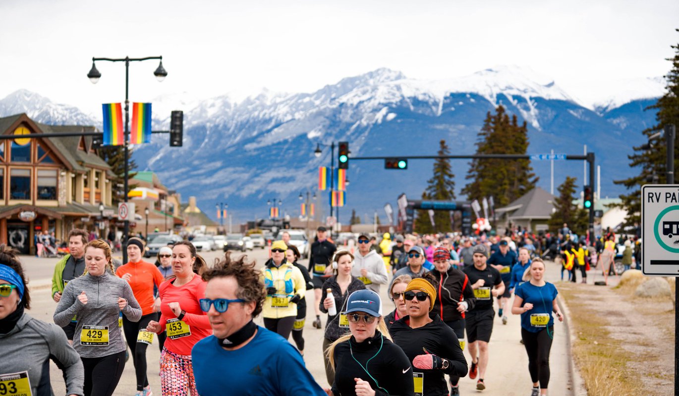 Jasper Canadian Rockies Half Marathon Tourism Jasper
