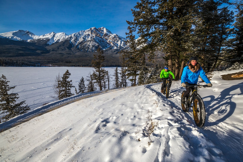 Fat biking- couple