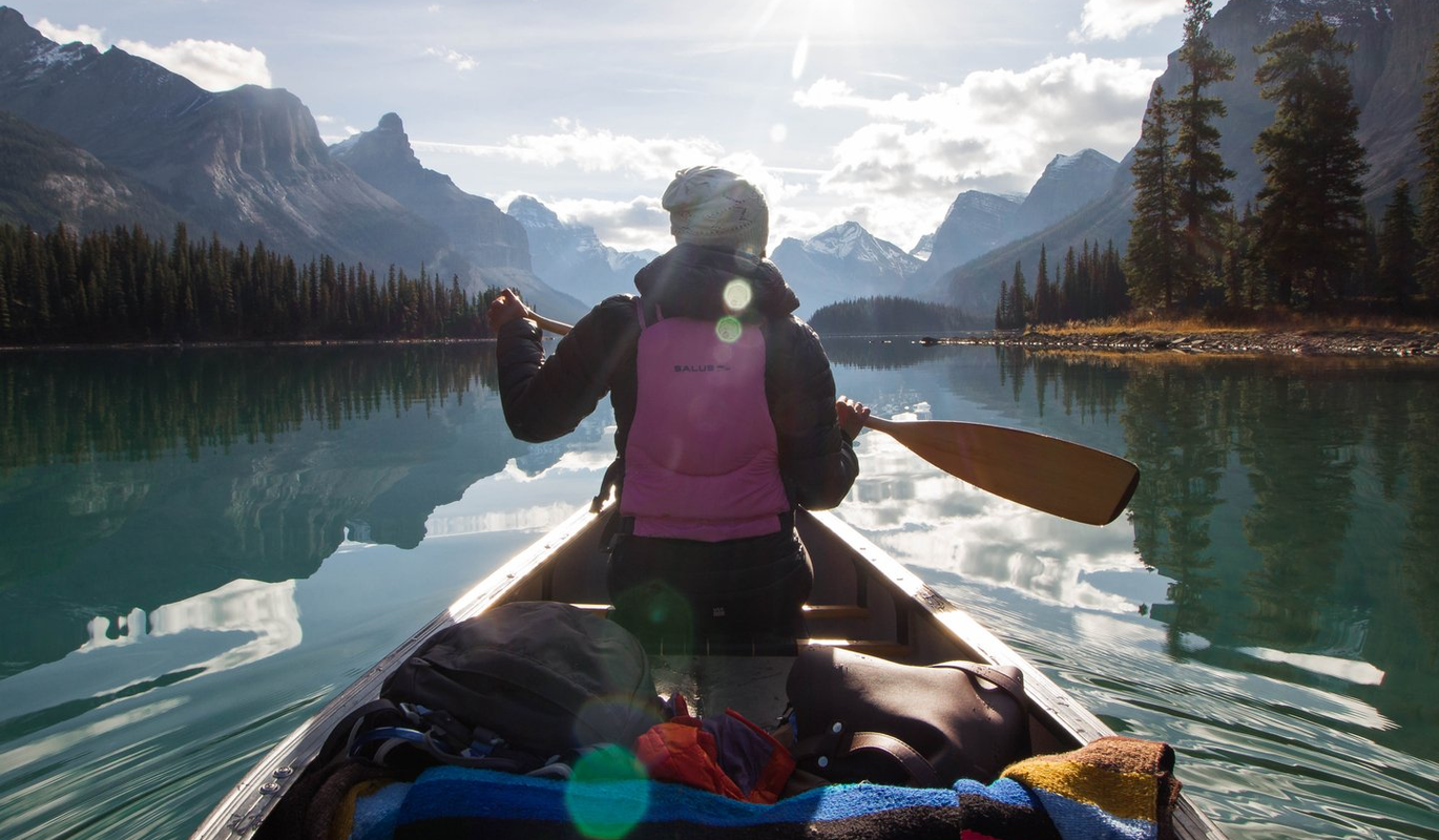 Full Day Canoe Rentals at Maligne Lake Tourism Jasper