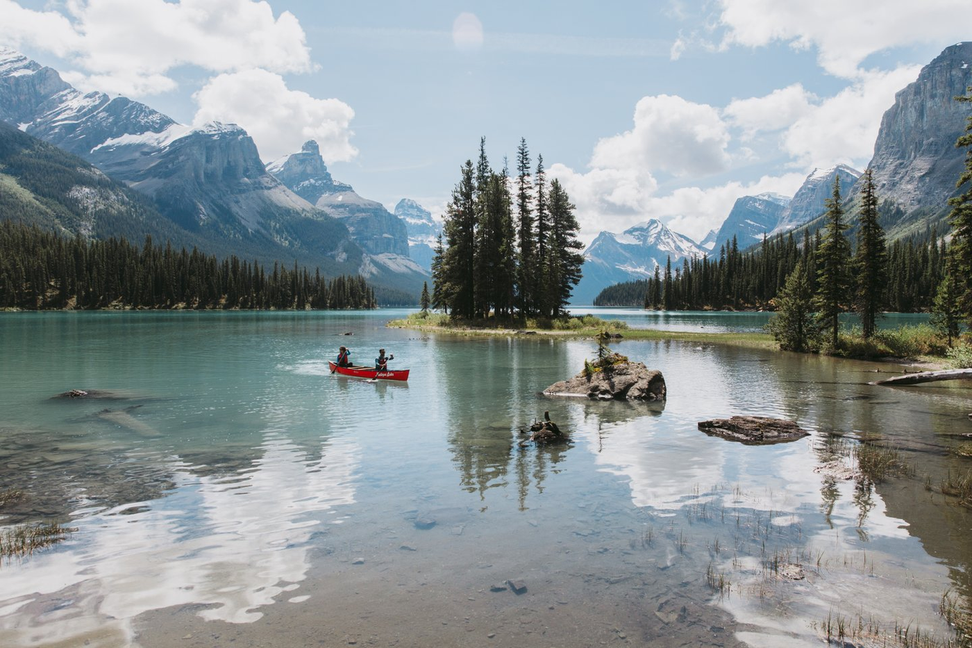 Full Day Canoe Rentals at Maligne Lake Tourism Jasper