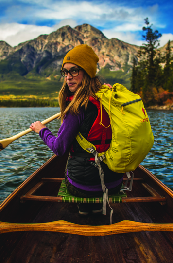 Canoeing on Pyramid Lake