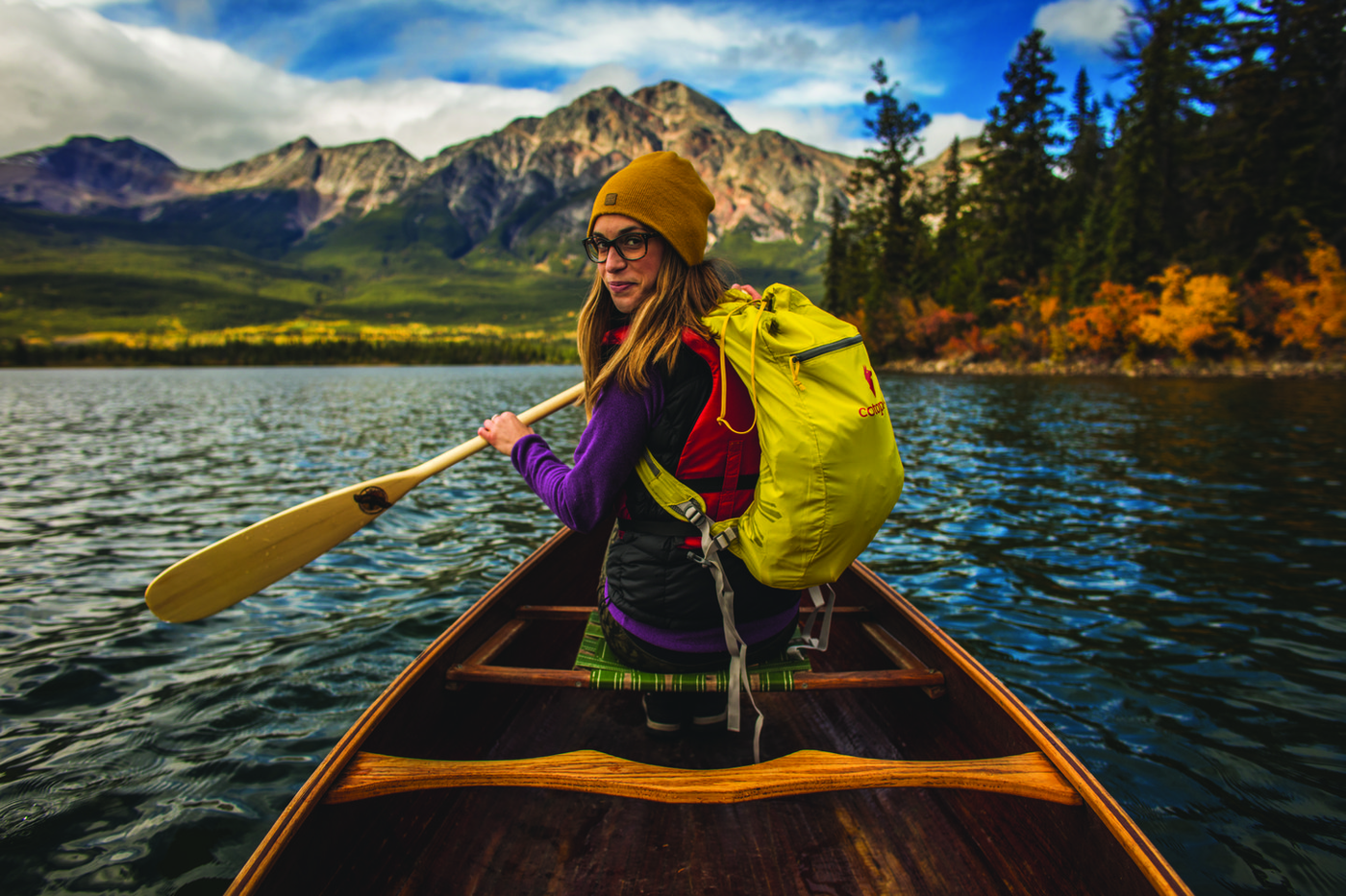 Canoeing on Pyramid Lake