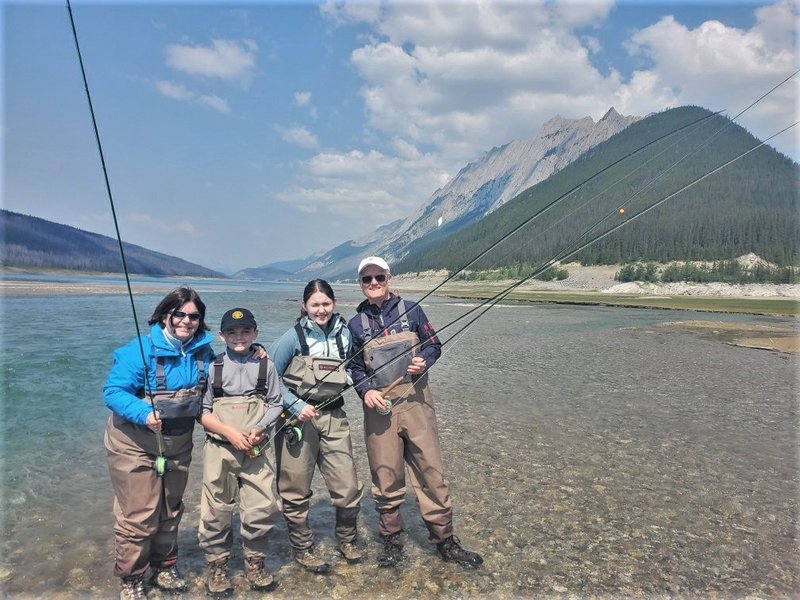 Jasper Park Fishing - Learn to Fly Fish