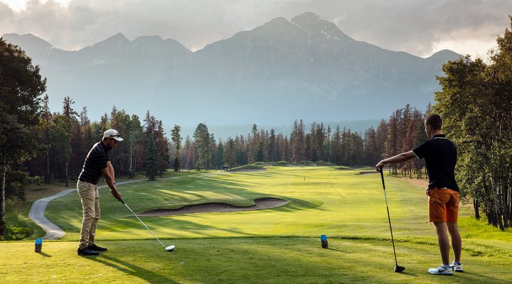 Golfing