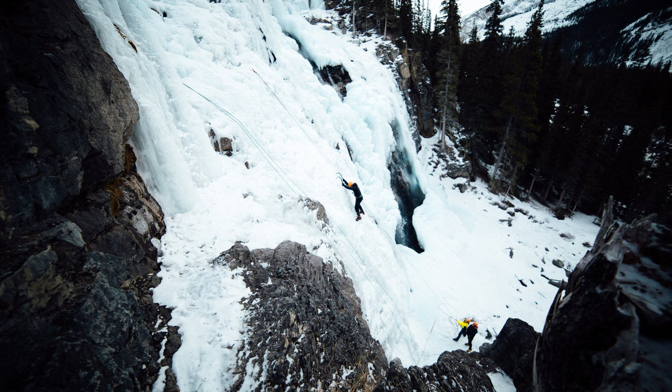 Ice Climbing Tangle Falls Ice Climbing Tangle Falls