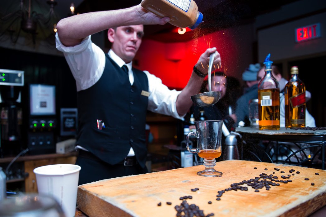 Man Pouring a Drink