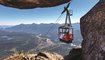 Sky Tram From Between Rocks Sky Tram From Between Rocks