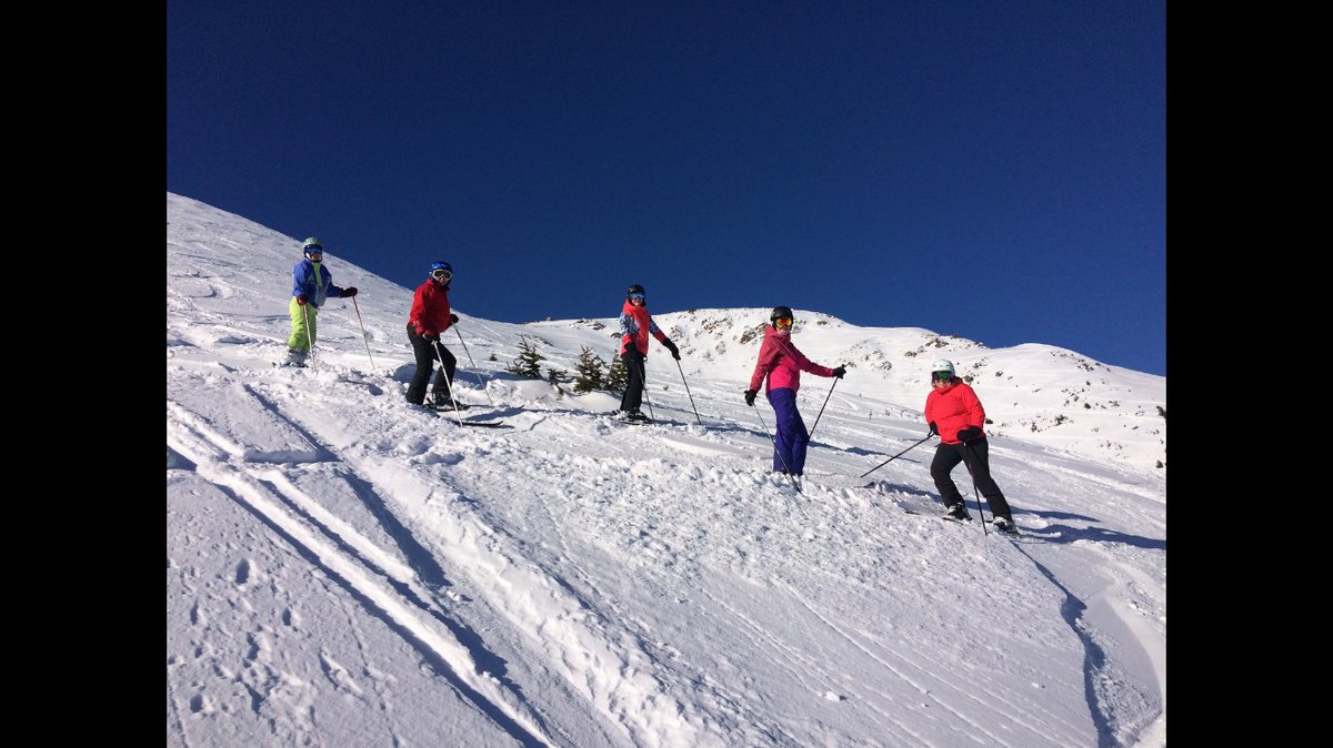 Ladies Ski Club Jasper in January