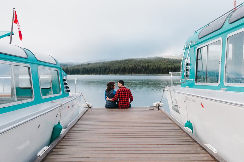 Maligne Lake Boat