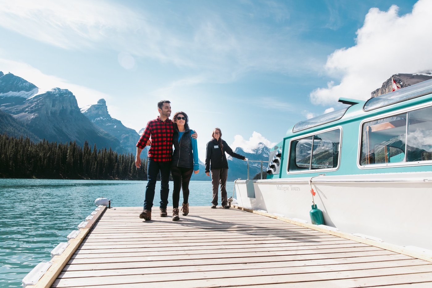 Mike Seehagel Pursuit Maligne Lake Boat