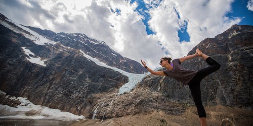 Parks Canada-Yoga at Edith Cavell-Ryan Bray- Parks Canada-Yoga at Edith Cavell-Ryan Bray-