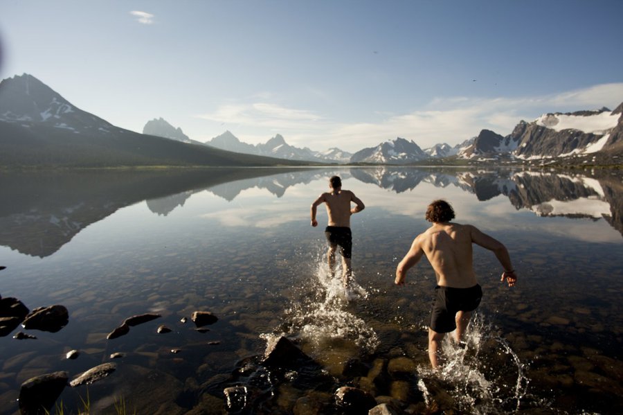 swimming