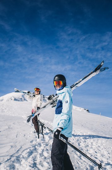 Skier on a mountain - Mountain Collective - Marmot Basin