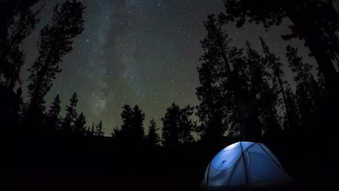 Tent and Stars Gif Tent and Stars Gif