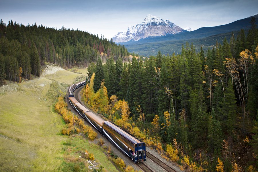 Train in Valley