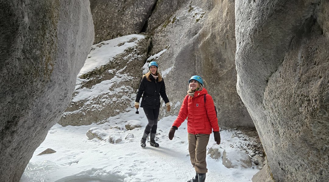 Pleckaitis Canyon ice Walk