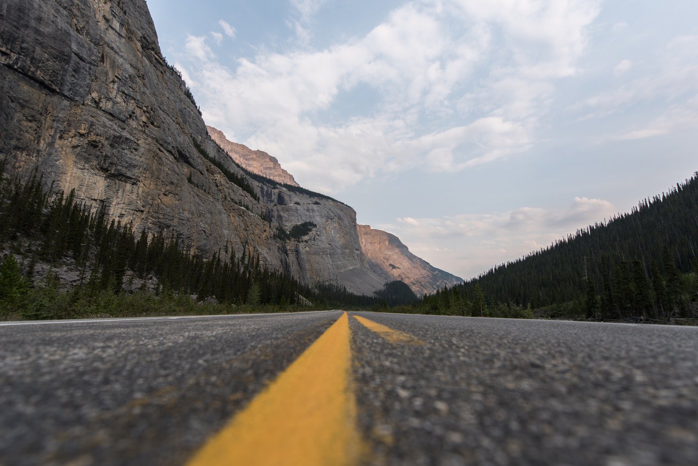 Road and Mountains